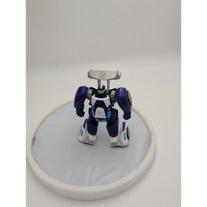 Playskool Transformers Rescue Bots Blurr Purple White Race Car